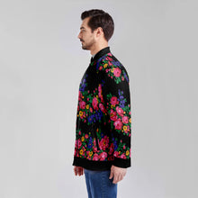 Load image into Gallery viewer, Kokum&#39;s Revenge Black Youth Zippered Collared Lightweight Jacket
