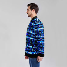 Load image into Gallery viewer, Force of Nature Winter Night Zippered Collared Lightweight Jacket
