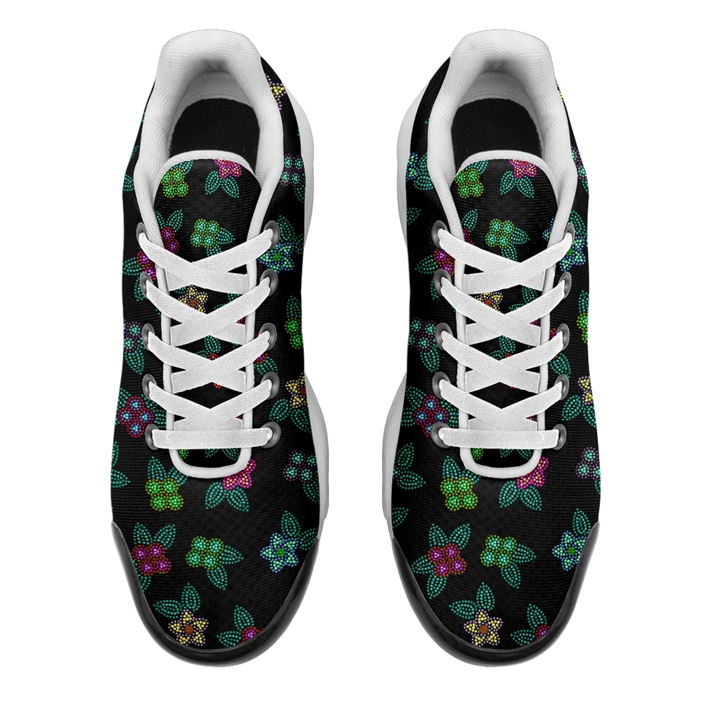 Berry Flowers Black Niowaa