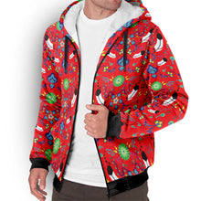 Load image into Gallery viewer, New Growth Vermillion Sherpa Hoodie
