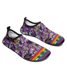 Load image into Gallery viewer, Culture in Nature Purple Kid&#39;s Sockamoccs Slip On Shoes
