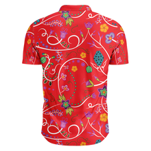 Load image into Gallery viewer, Fresh Fleur Fire Hawaiian-Style Button Up Shirt
