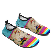 Load image into Gallery viewer, Horses Running Sky Kid&#39;s Sockamoccs Slip On Shoes
