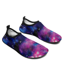 Load image into Gallery viewer, Animal Ancestors 1 Blue and Pink Kid&#39;s Sockamoccs Slip On Shoes
