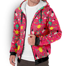 Load image into Gallery viewer, New Growth Pink Punch Sherpa Hoodie
