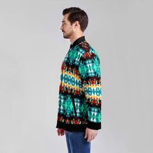 Load image into Gallery viewer, Writing on Stone Wheel Zippered Collared Lightweight Jacket
