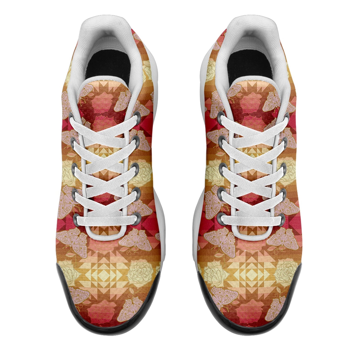 Butterfly and Roses on Geometric Niowaa