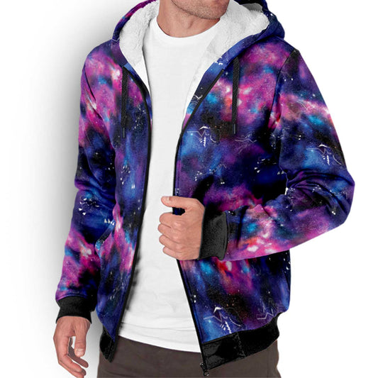 Animal Ancestors 1 Blue and Pink Sherpa Hoodie