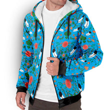 Load image into Gallery viewer, New Growth Bright Sky Sherpa Hoodie
