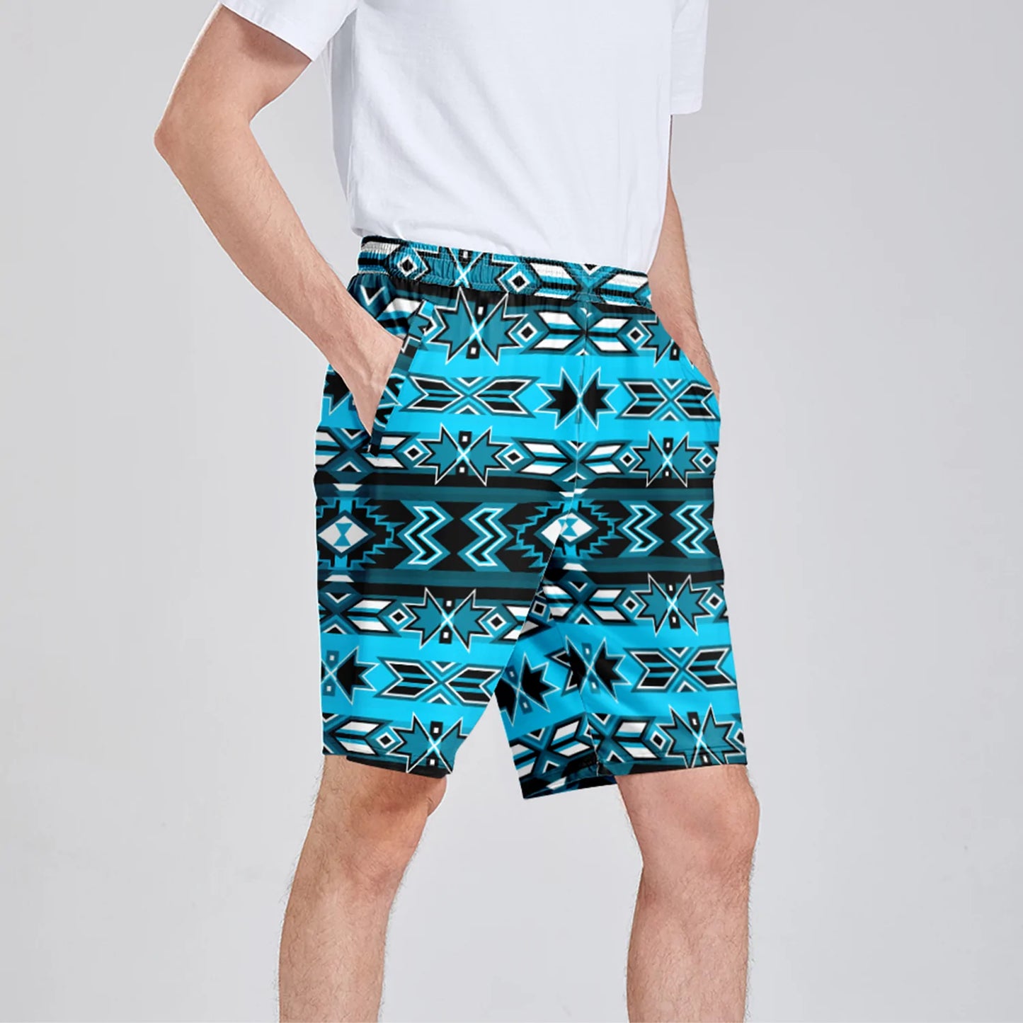 Northern Journey Athletic Shorts with Pockets