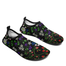 Load image into Gallery viewer, Grandmother Stories midnight Kid&#39;s Sockamoccs Slip On Shoes
