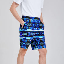 Load image into Gallery viewer, Force of Nature Winter Night Athletic Shorts with Pockets
