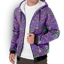 Load image into Gallery viewer, First Bloom Royal Sherpa Hoodie
