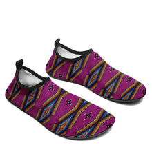 Load image into Gallery viewer, Diamond in the Bluff Pink Kid&#39;s Sockamoccs Slip On Shoes
