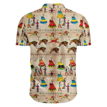 Load image into Gallery viewer, Gathering of the Chiefs Hawaiian-Style Button Up Shirt
