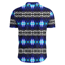 Load image into Gallery viewer, Writing on Stone Night Watch Hawaiian-Style Button Up Shirt
