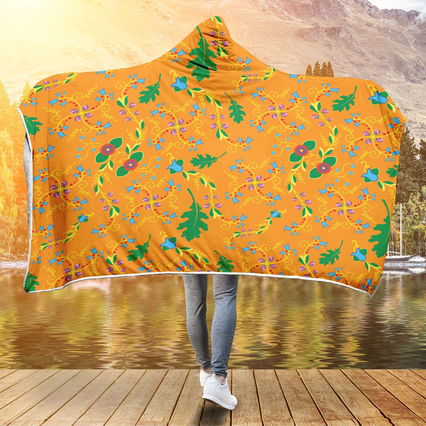 Vine Life Sunshine Hooded Blanket