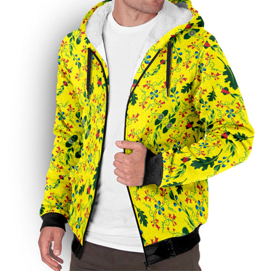 Vine Life Lemon Sherpa Hoodie