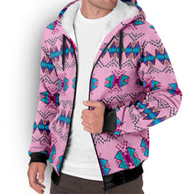 Load image into Gallery viewer, Sacred Trust Carnation Sherpa Hoodie
