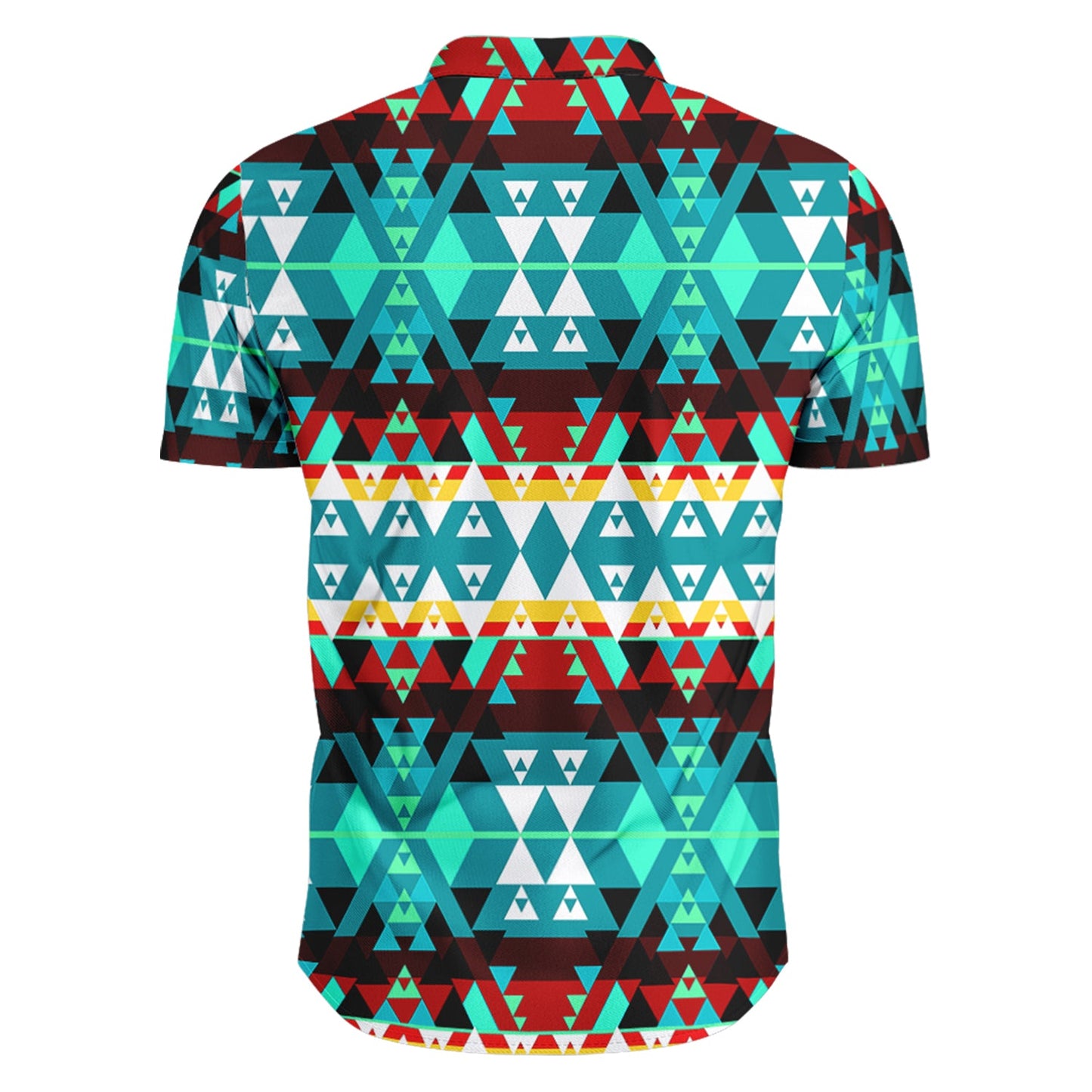 Writing on Stone Wheel Hawaiian-Style Button Up Shirt