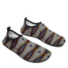 Load image into Gallery viewer, Diamond in the Bluff White Kid&#39;s Sockamoccs Slip On Shoes
