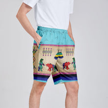 Load image into Gallery viewer, Bear Ledger Sky Athletic Shorts with Pockets
