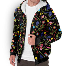 Load image into Gallery viewer, Fresh Fleur Midnight Sherpa Hoodie
