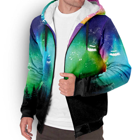 Aurora Medicine Animals Sherpa Hoodie