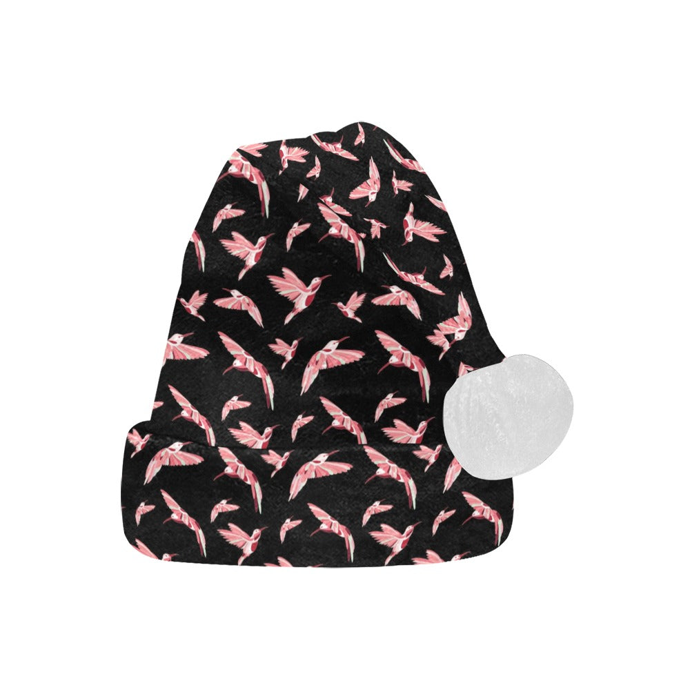 Strawberry Black Santa Hat