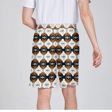 Load image into Gallery viewer, Cofitichequi White Athletic Shorts with Pockets
