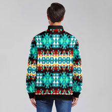 Load image into Gallery viewer, Writing on Stone Wheel Youth Zippered Collared Lightweight Jacket
