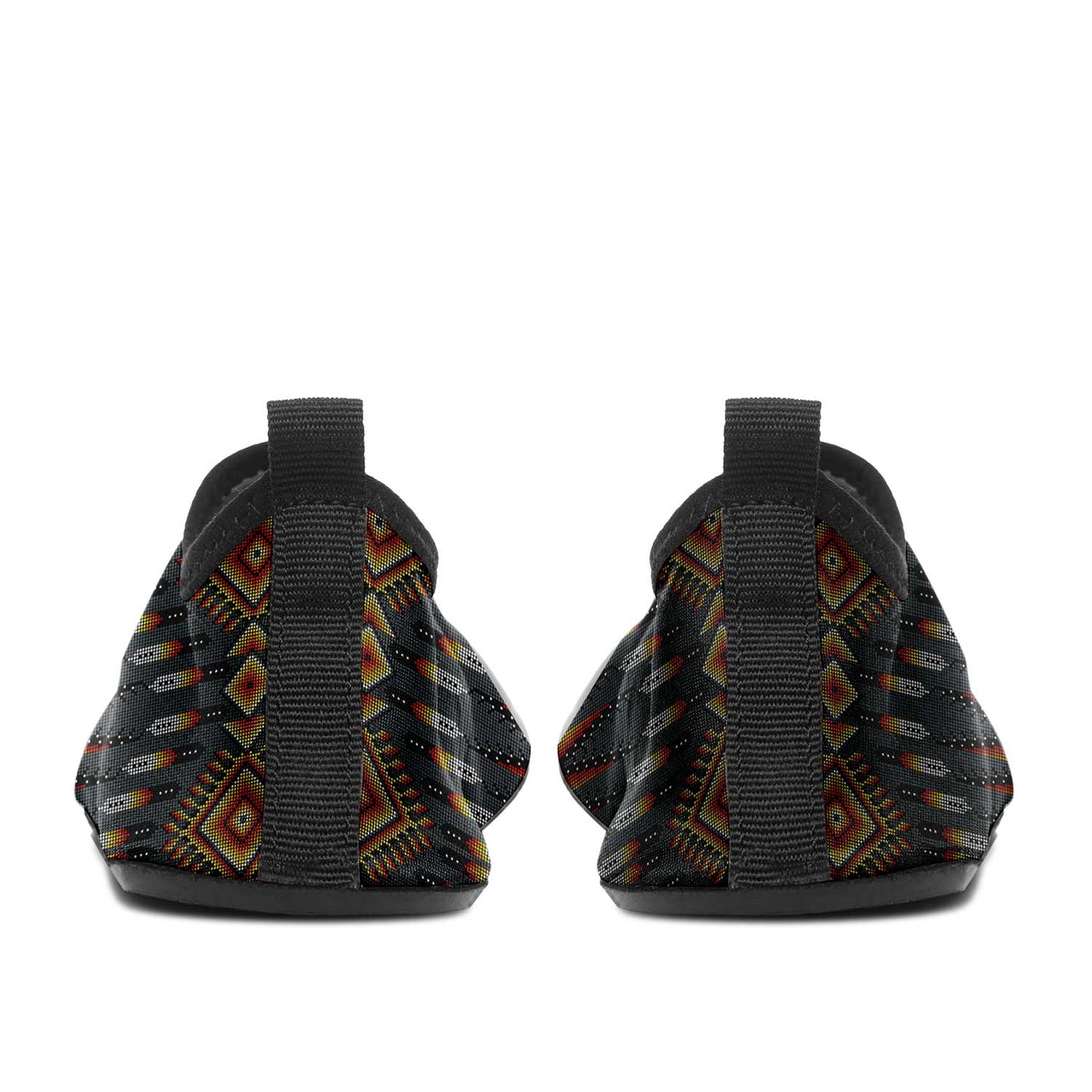 Fire Feather Grey Kid's Sockamoccs