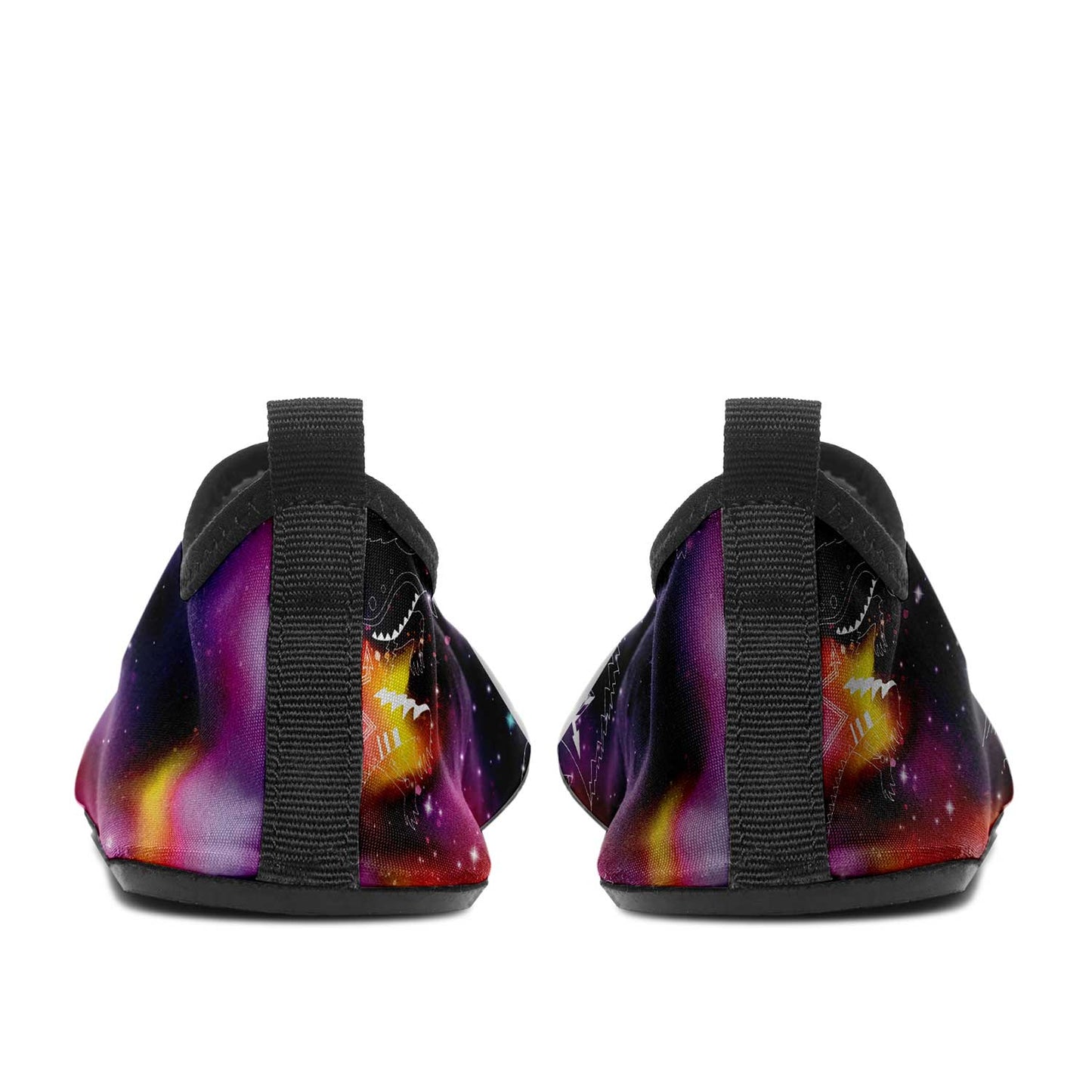 Animal Ancestors 9 Cosmic Swirl Purple and Red Kid's Sockamoccs