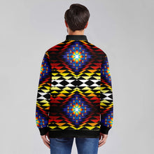 Load image into Gallery viewer, Sunset Blanket Zippered Collared Lightweight Jacket
