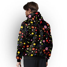 Load image into Gallery viewer, Nipin Blossom Midnight Sherpa Hoodie
