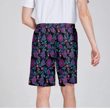 Load image into Gallery viewer, Beaded Nouveau Coal Athletic Shorts with Pockets
