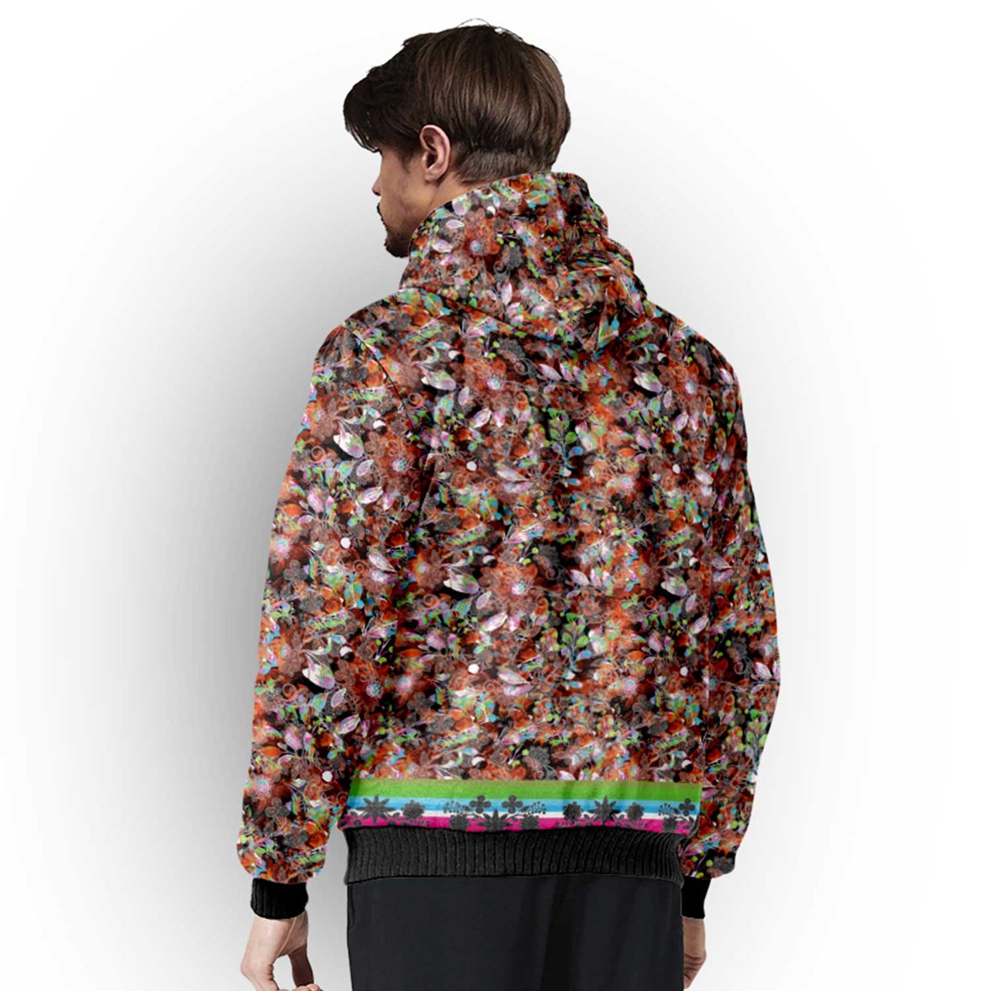 Culture in Nature Orange Sherpa Hoodie