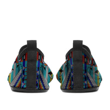 Load image into Gallery viewer, Medicine Blessing Turquoise Kid&#39;s Sockamoccs Slip On Shoes
