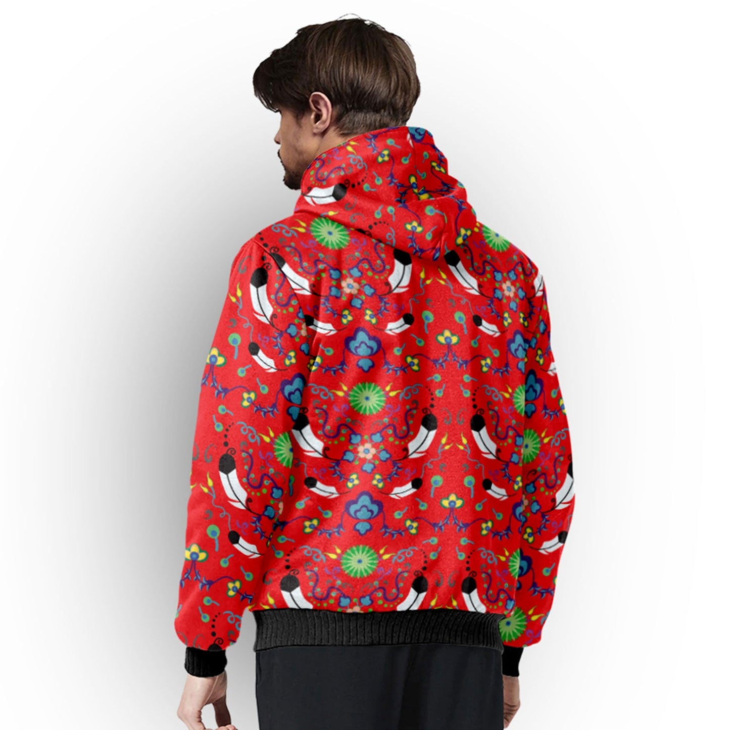 New Growth Vermillion Sherpa Hoodie