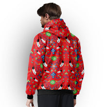 Load image into Gallery viewer, New Growth Vermillion Sherpa Hoodie
