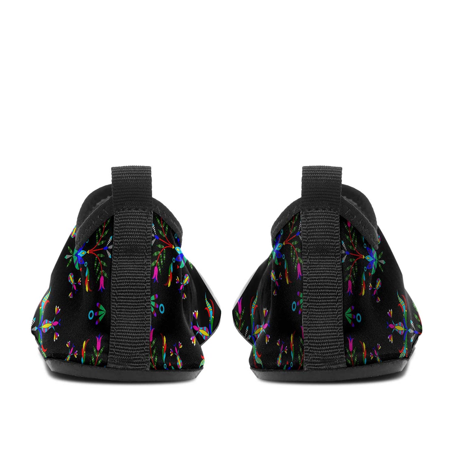 Dakota Damask Black Kid's Sockamoccs