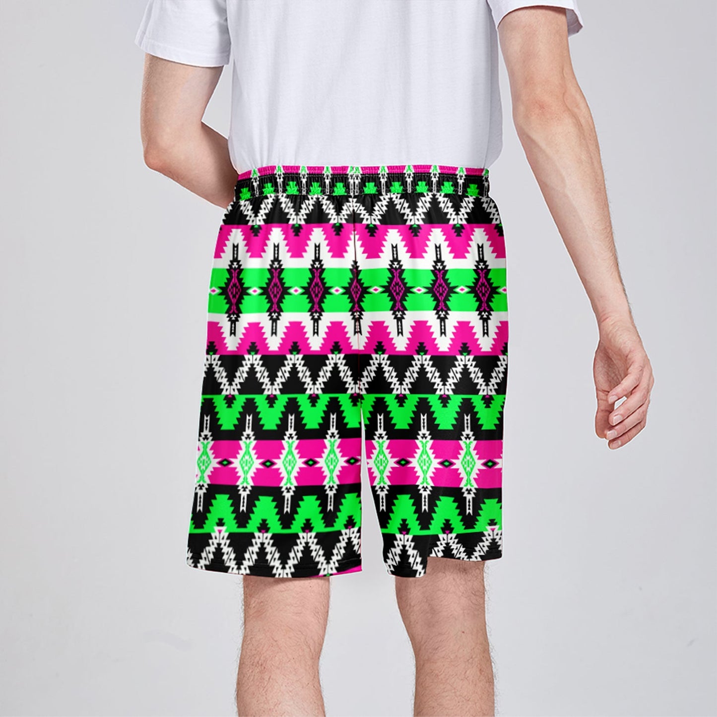 Two Spirit Ceremony Athletic Shorts with Pockets