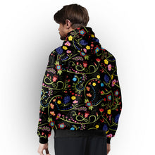 Load image into Gallery viewer, Fresh Fleur Midnight Sherpa Hoodie
