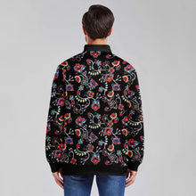 Load image into Gallery viewer, Floral Danseur Zippered Collared Lightweight Jacket
