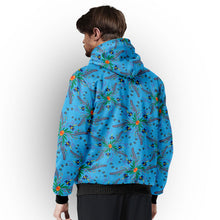 Load image into Gallery viewer, Willow Bee Saphire Sherpa Hoodie
