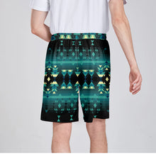 Load image into Gallery viewer, Inspire Green Athletic Shorts with Pockets
