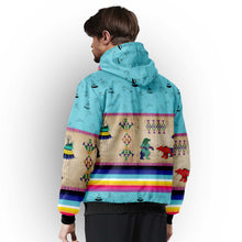 Load image into Gallery viewer, Bear Ledger Sky Sherpa Hoodie
