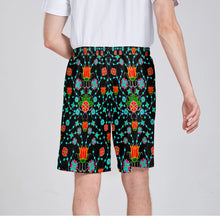 Load image into Gallery viewer, Floral Damask Upgrade Athletic Shorts with Pockets
