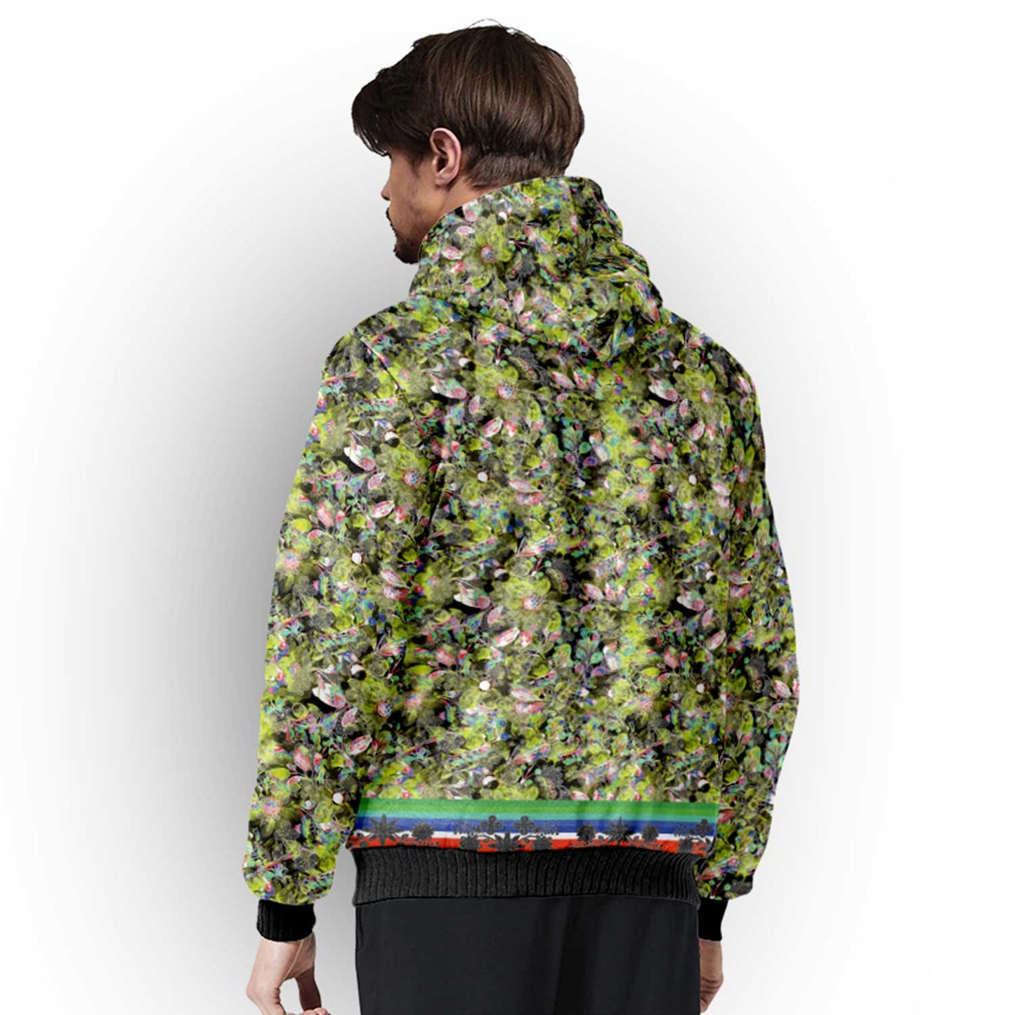 Culture in Nature Green Leaf Sherpa Hoodie