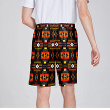 Load image into Gallery viewer, Seven Tribes Black Athletic Shorts with Pockets
